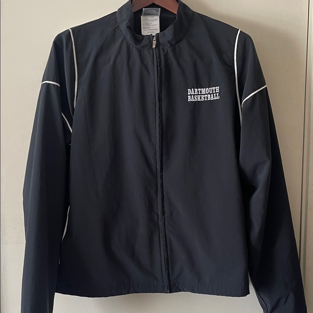 New Balance Dartmouth Basketball Team Black Jacket with logo on front